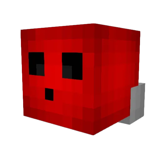 Artyk44 Minecraft avatar head, 3D render