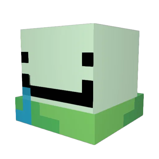 Artyom_Plays Minecraft avatar head, 3D render