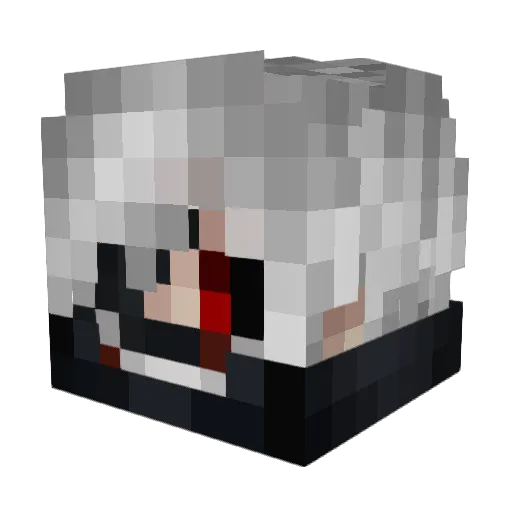 Artyomm02 Minecraft avatar head, 3D render