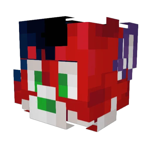 Artyomorsomeone Minecraft avatar head, 3D render