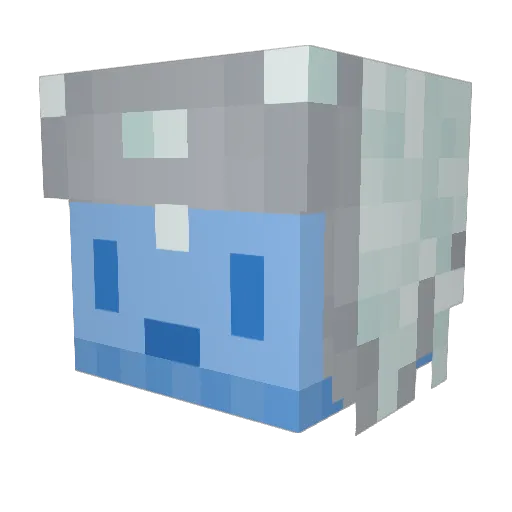 Artyq Minecraft avatar head, 3D render