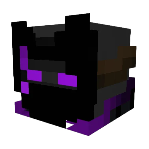 Arucda Minecraft avatar head, 3D render