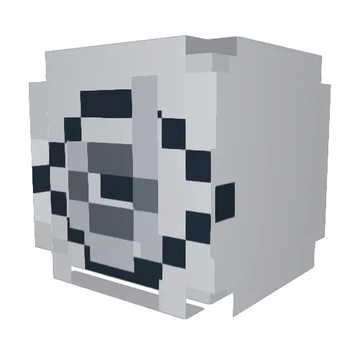 Arue835 Minecraft avatar head, 3D render