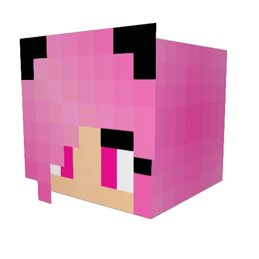 ArugDddicct Minecraft avatar head, 3D render
