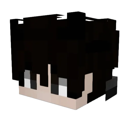 Arvahlex Minecraft avatar head, 3D render