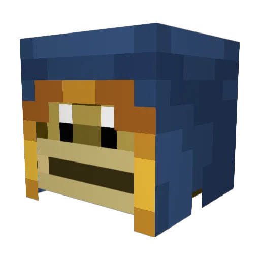 ArvaleZz2 Minecraft avatar head, 3D render