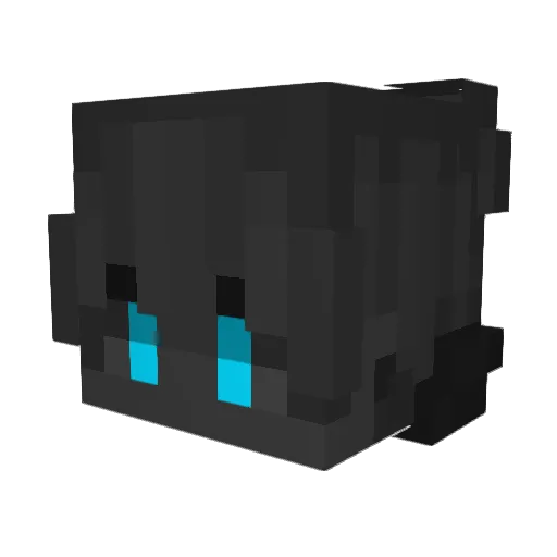 Arvedus Minecraft avatar head, 3D render