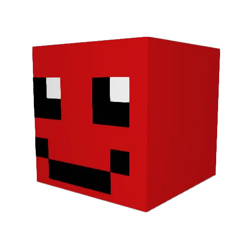 ArvexMC Minecraft avatar head, 3D render