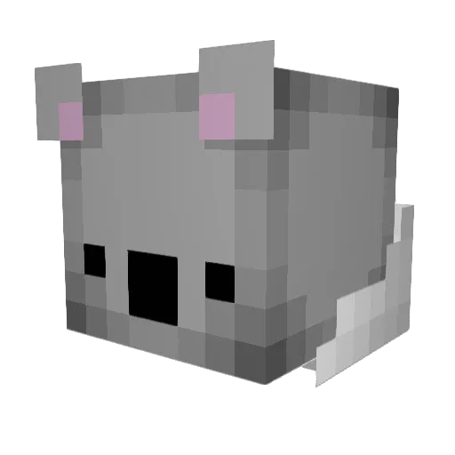 Arvibu_2004 Minecraft avatar head, 3D render