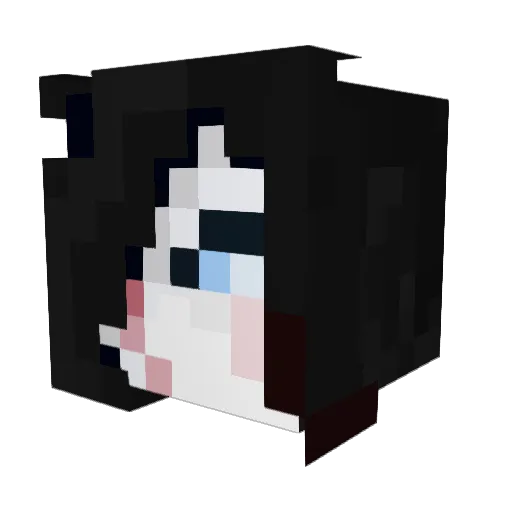Arvic2013 Minecraft avatar head, 3D render