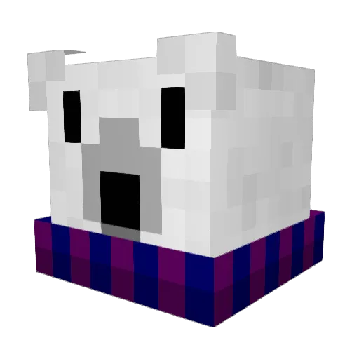 Arvid01 Minecraft avatar head, 3D render