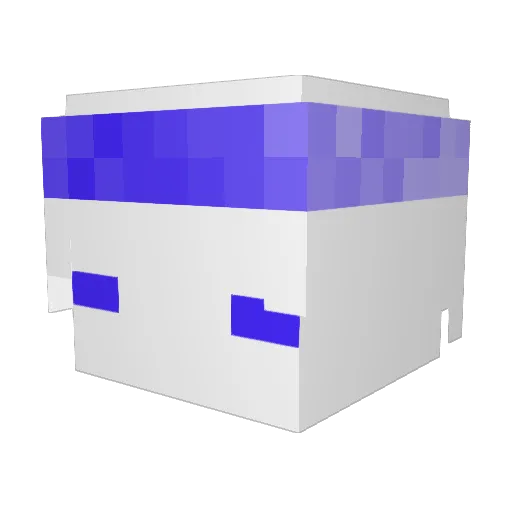 ArvidB15 Minecraft avatar head, 3D render