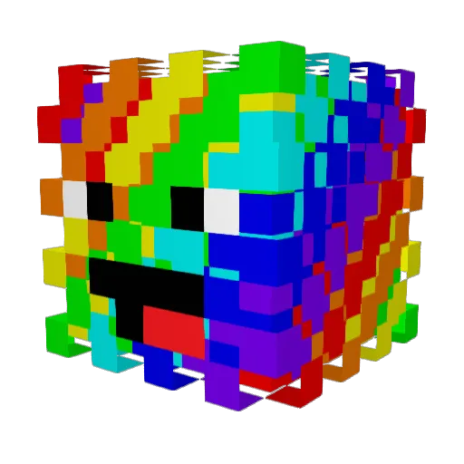 ArvidIda Minecraft avatar head, 3D render