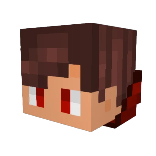 ArvidMagnusson Minecraft avatar head, 3D render
