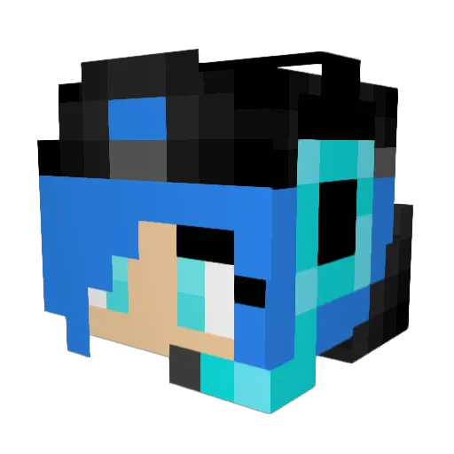 ArvidVilhelm Minecraft avatar head, 3D render