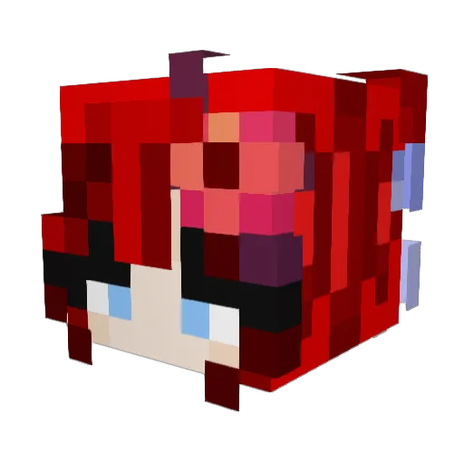 Arxa9009 Minecraft avatar head, 3D render