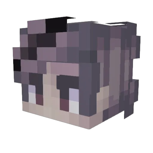 Arxhe_ Minecraft avatar head, 3D render