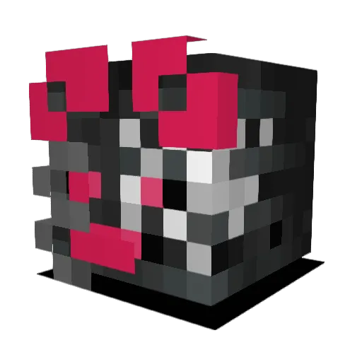 Arxsay Minecraft avatar head, 3D render