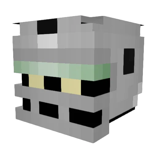 Arxtlc Minecraft avatar head, 3D render