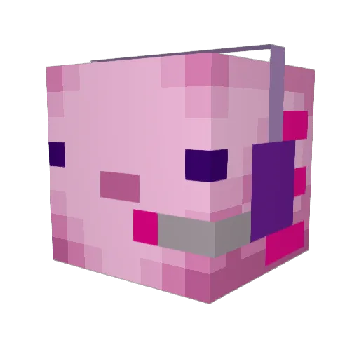 Arya15 Minecraft avatar head, 3D render