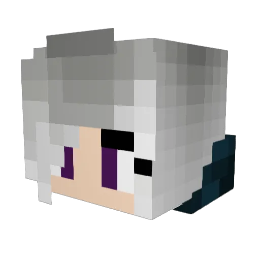 Arya1996 Minecraft avatar head, 3D render