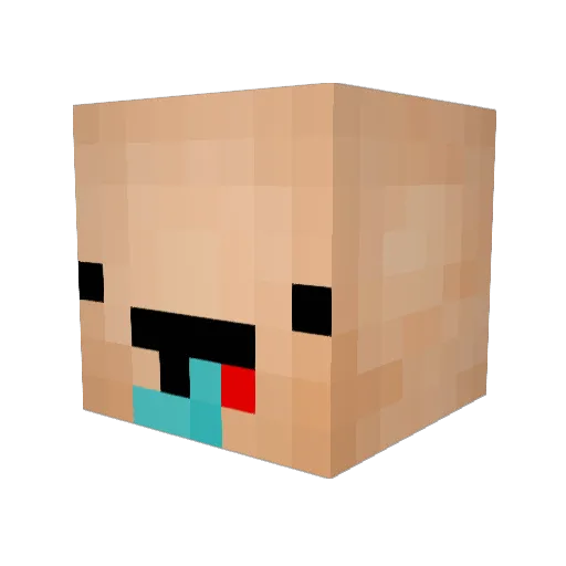 AryehShield Minecraft avatar head, 3D render
