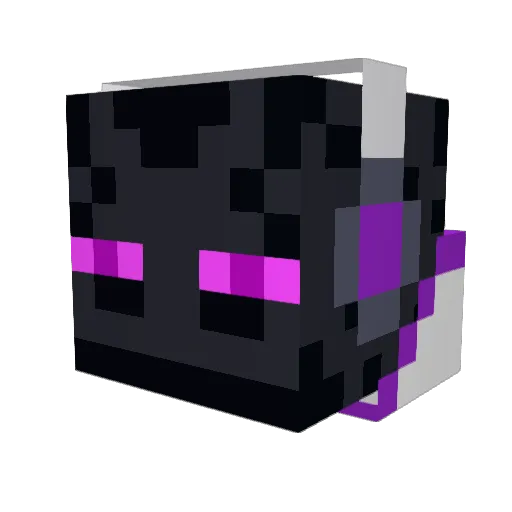 Aryksniper Minecraft avatar head, 3D render