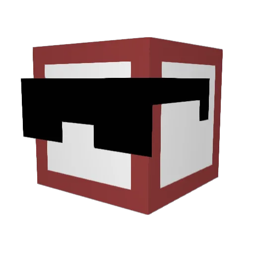 AryoseGaming17 Minecraft avatar head, 3D render
