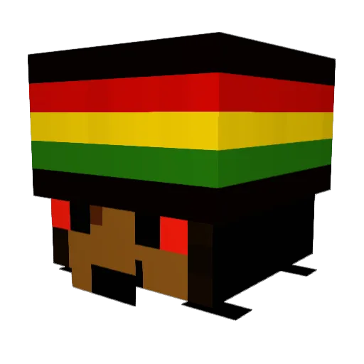 ArytonSenna Minecraft avatar head, 3D render