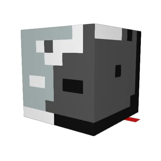Arzenz_ Minecraft avatar head, 3D render