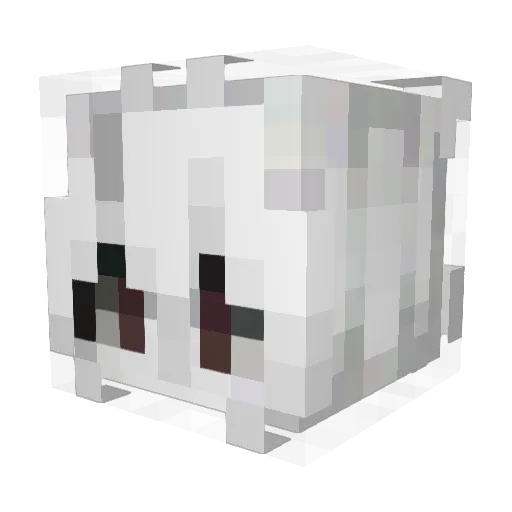 Arzinkkk Minecraft avatar head, 3D render