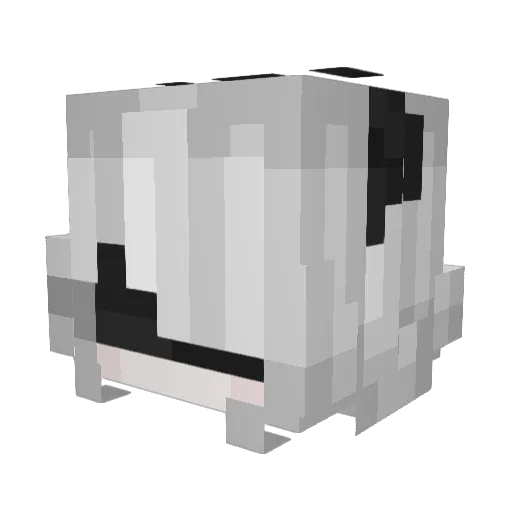 As1aN Minecraft avatar head, 3D render
