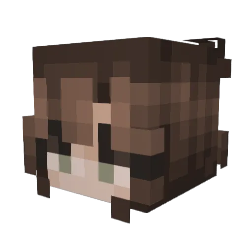 AsAlways_Vanessa Minecraft avatar head, 3D render