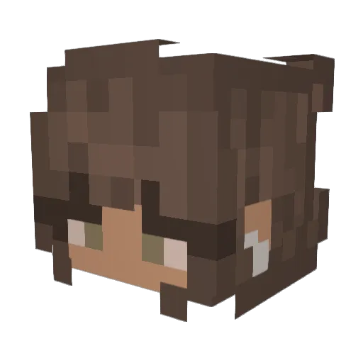 AsApGriffey Minecraft avatar head, 3D render