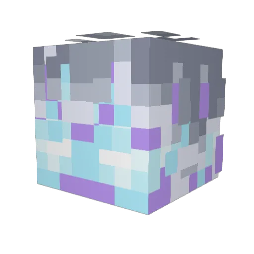 AsProyect Minecraft avatar head, 3D render