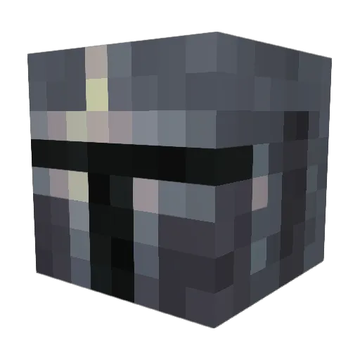 AsXHyPL Minecraft avatar head, 3D render