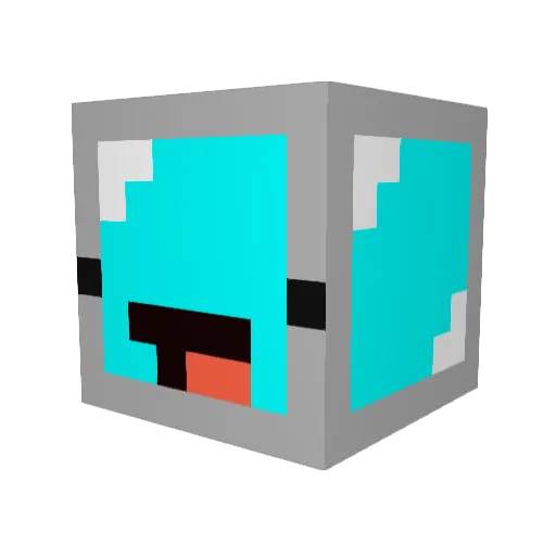 As_Cyclization Minecraft avatar head, 3D render