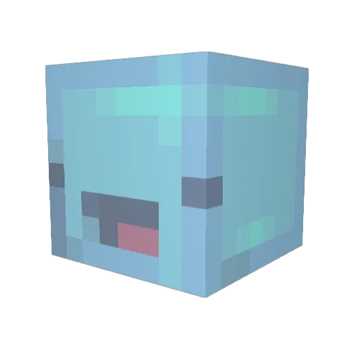 Asa2421 Minecraft avatar head, 3D render