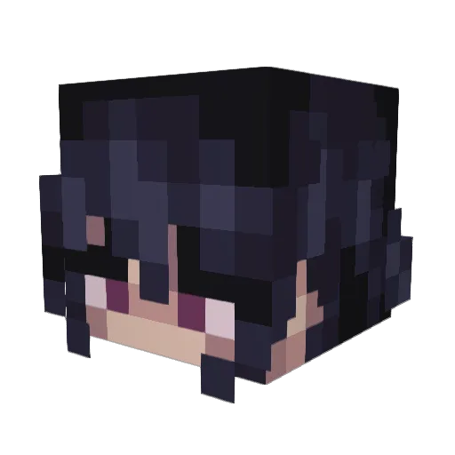Asa_Mitaka13 Minecraft avatar head, 3D render
