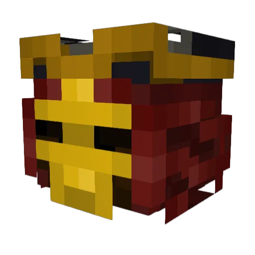 Asadaex Minecraft avatar head, 3D render