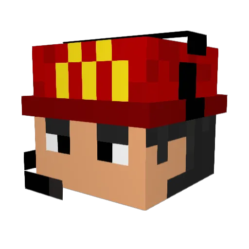 Minecraft-Avatar von Asado_xx: Kopf als 3D-Render