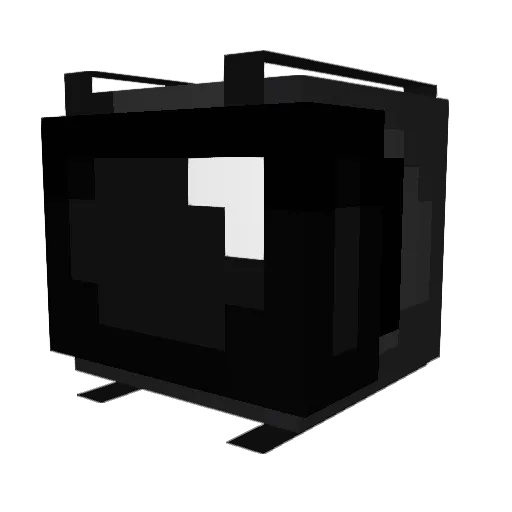 Asakor Minecraft avatar head, 3D render