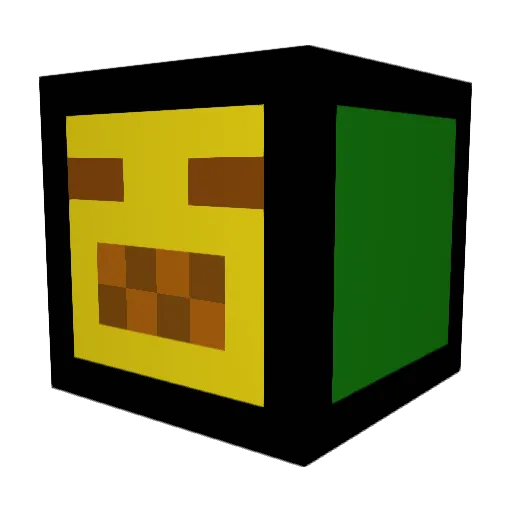 Asalabide Minecraft avatar head, 3D render