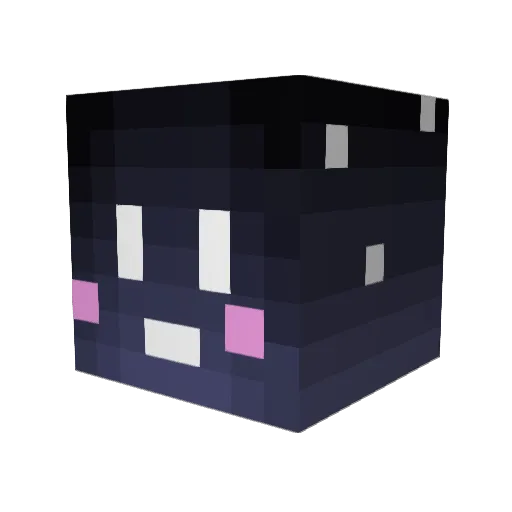 AsapBl0cky Minecraft avatar head, 3D render