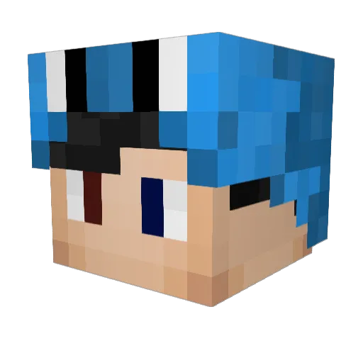 Minecraft-Avatar von AsapFrany: Kopf als 3D-Render
