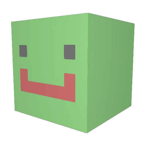 Asapcartee Minecraft avatar head, 3D render