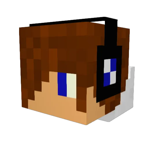 Asapkeven Minecraft avatar head, 3D render