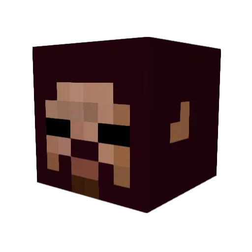 AsariChan0 Minecraft avatar head, 3D render