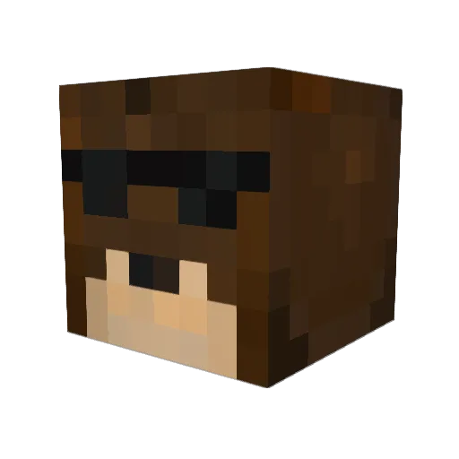 Asarthor Minecraft avatar head, 3D render