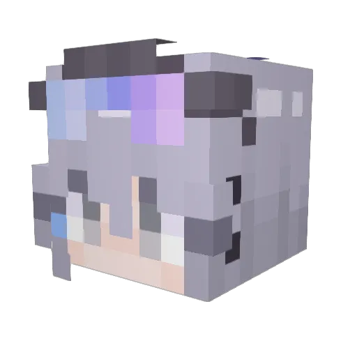 Asat_Pramad Minecraft avatar head, 3D render